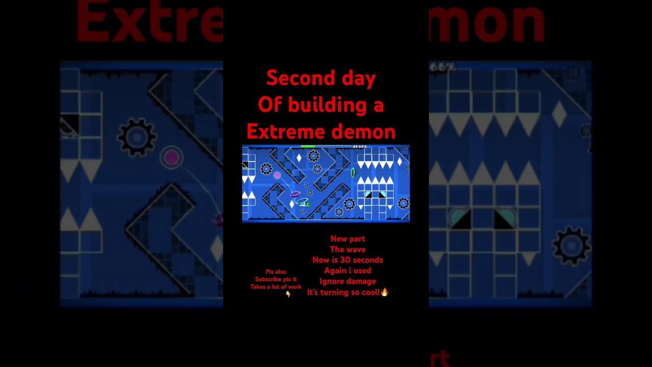 Second day of building an extreme demon!!!🔥
