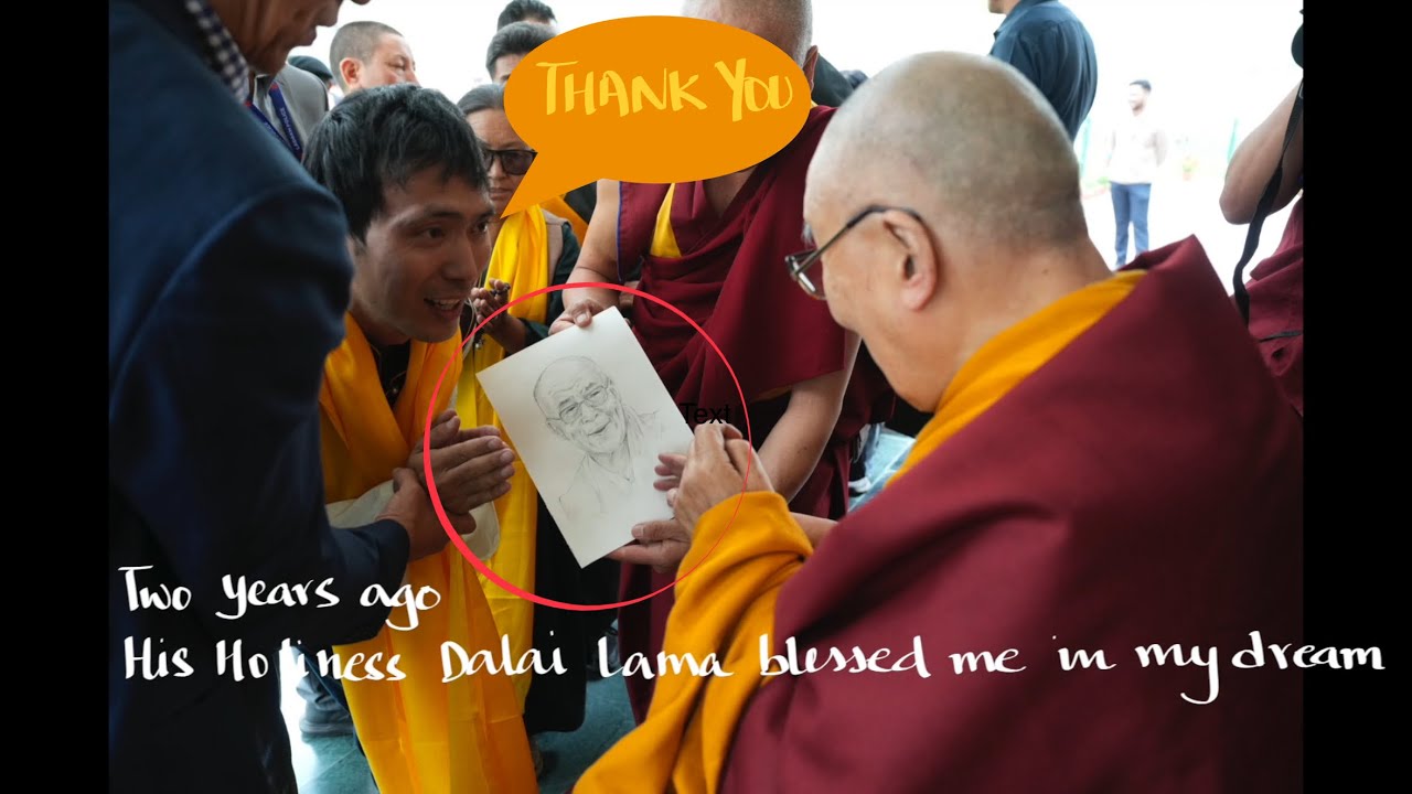 “SECRET DREAM STORY & Presenting Sketch to H.H Dalai Lama  | UNBOXING