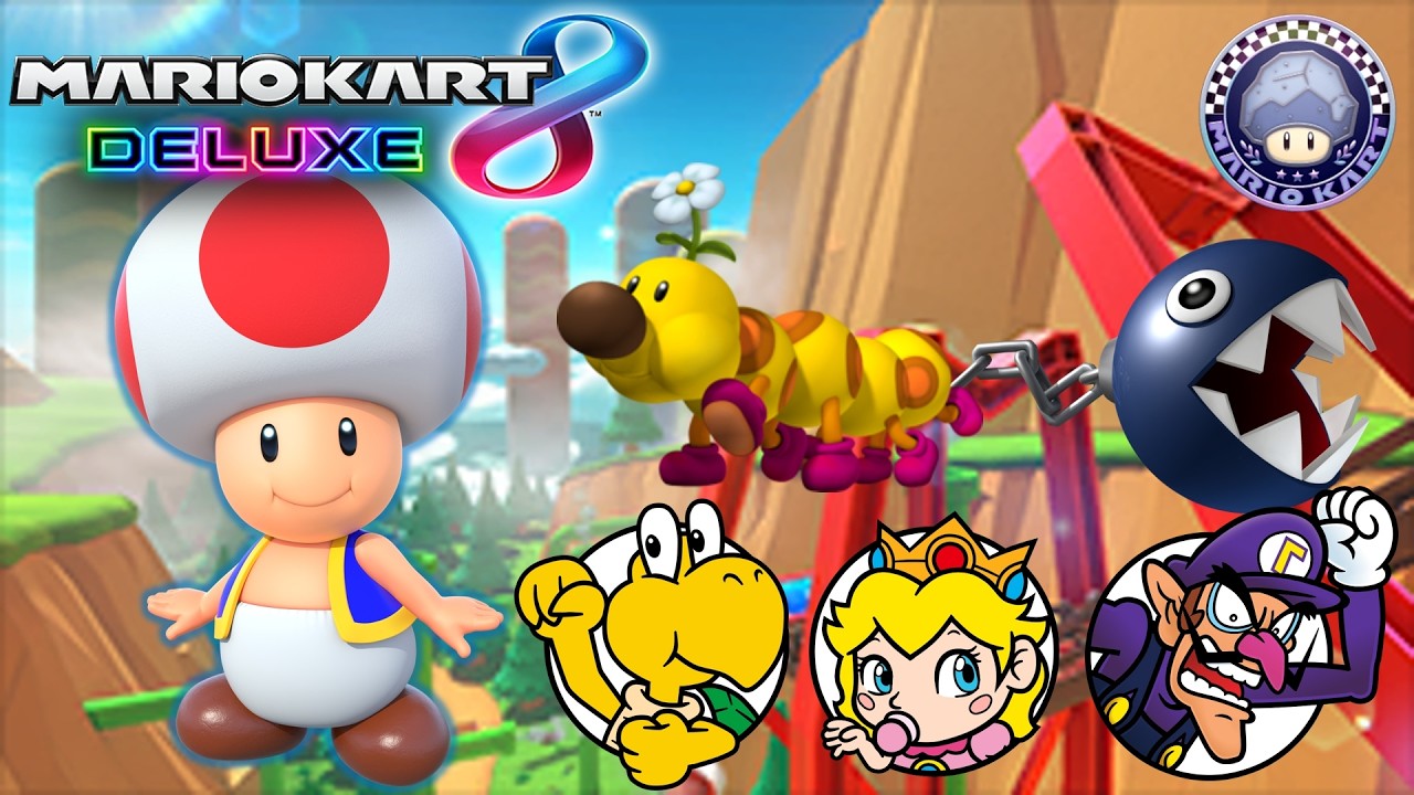 Mario Kart 8 Deluxe - 150cc Rock Cup - Toad Gameplay