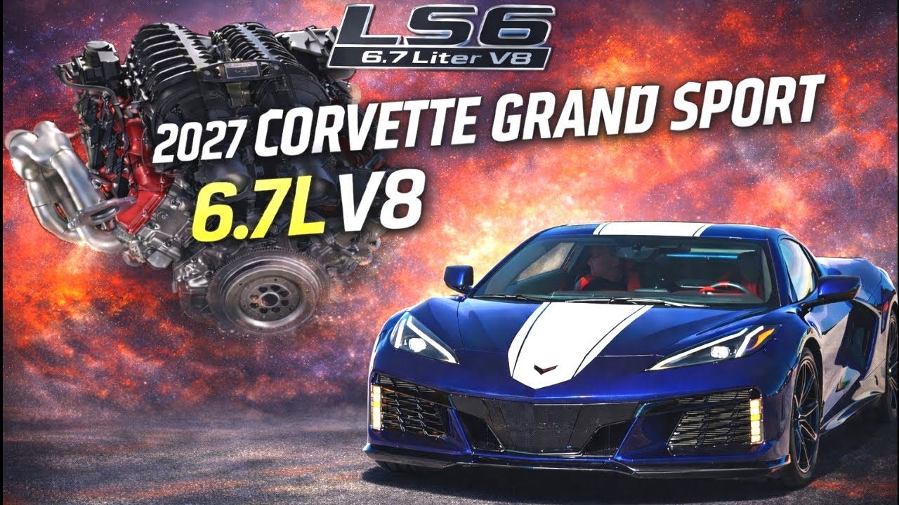 Представлен Corvette Grand Sport 2027 года с 6,7-литровым двигателем V8.