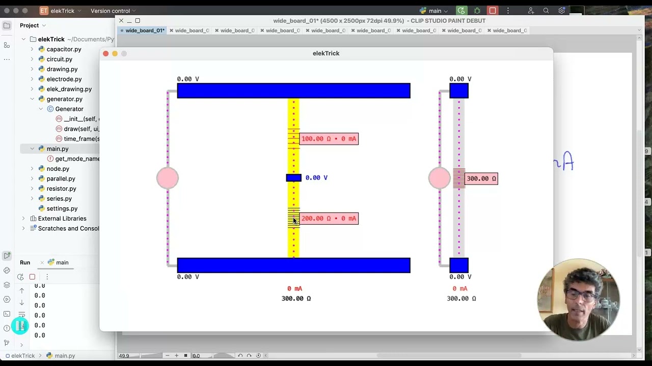 Collegamento di resistenze in serie e in parallelo con l'app elekTrick