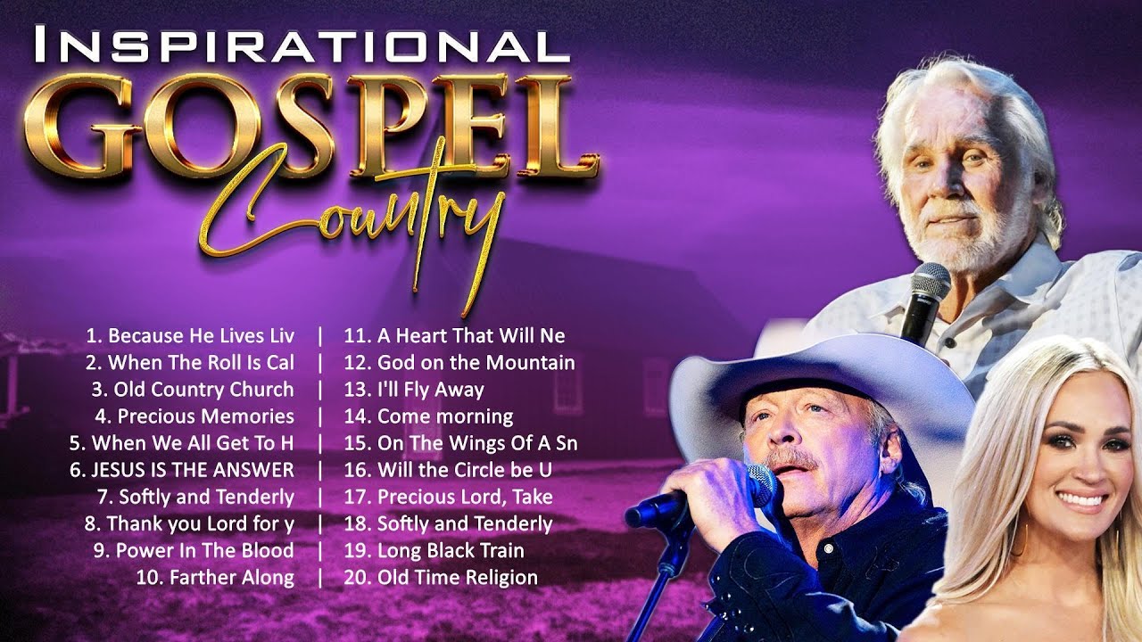 Relaxing Bluegrass Country Gospel Hymns 2023 Playlist With Lyrics - Top Christian Country Gospel