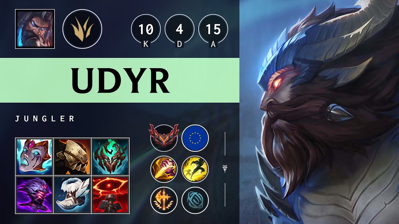 Udyr Jungle vs Hecarim: Godlike - EUW Grandmaster Patch 14.18