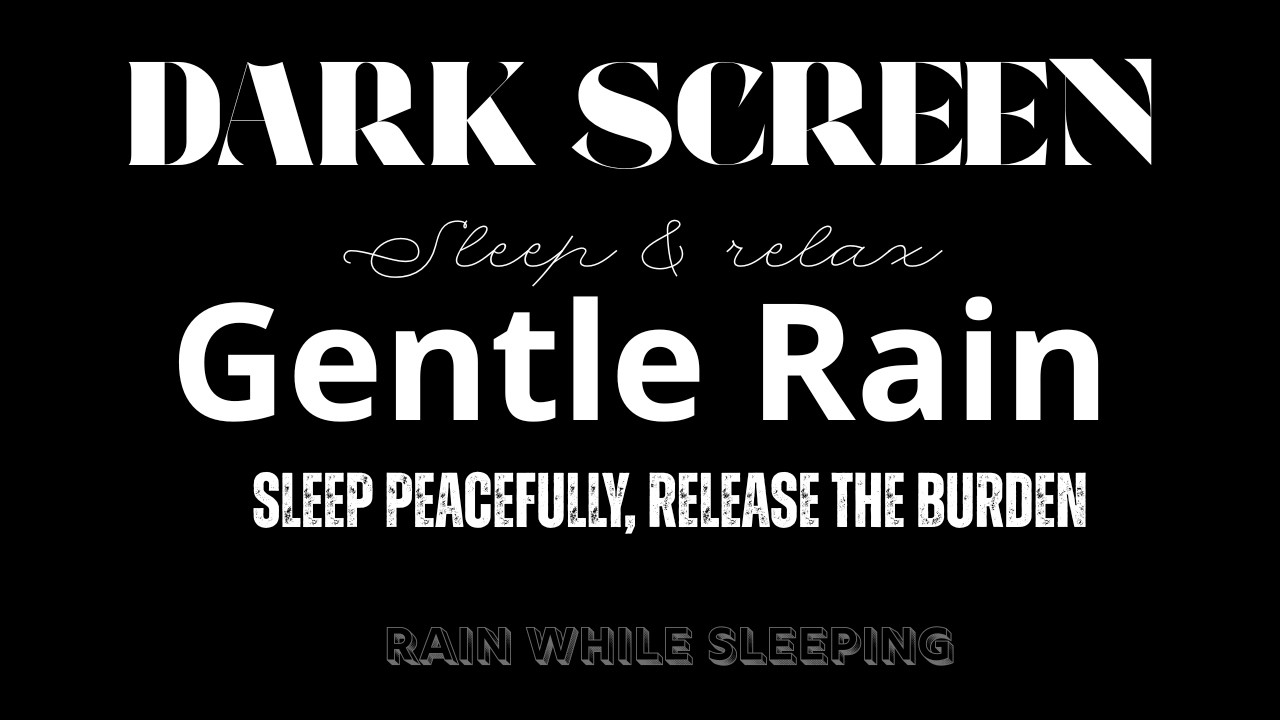 🔴 Heavy Rain Sounds for Sleeping - BLACK SCREEN | Ultimate Rain Sounds for Sleep  . SHOOTHING RAIN