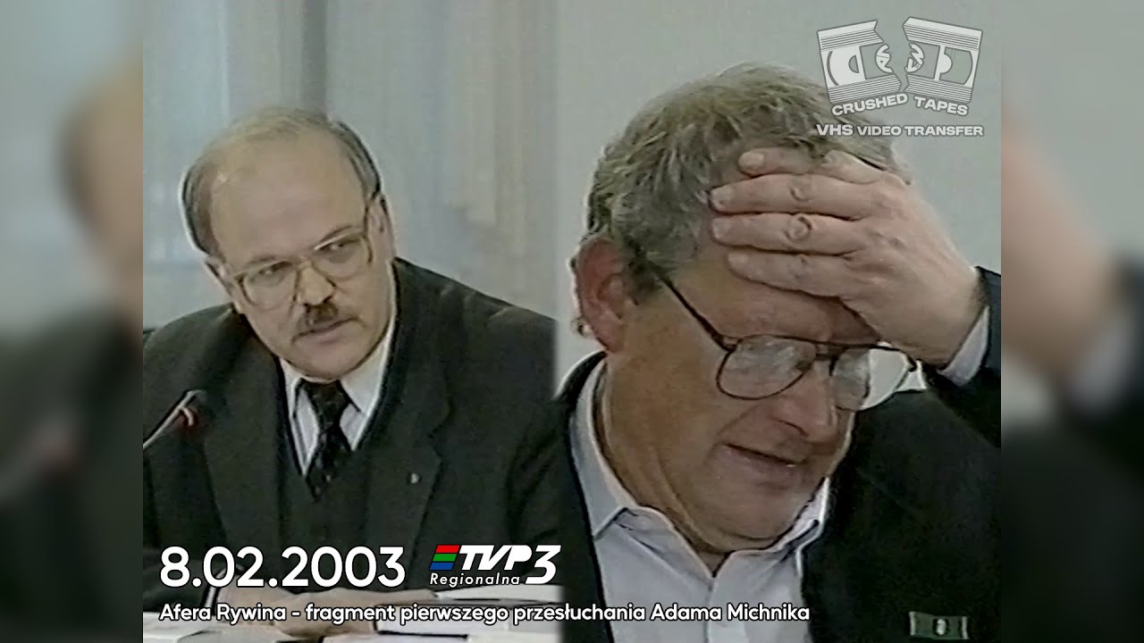 Afera Rywina: fragment pierwszego przesłuchania Adama Michnika - 8.02.2003