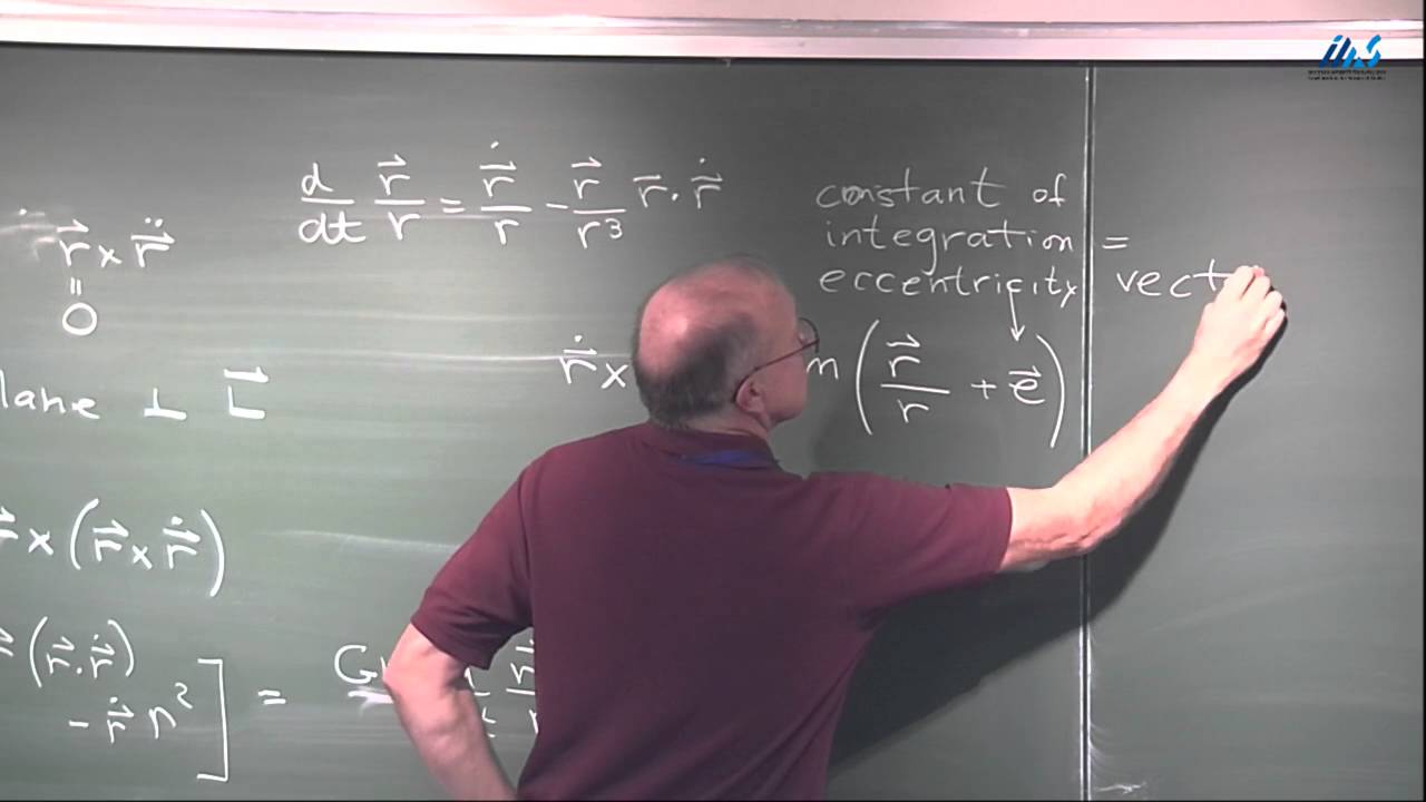 Scott Tremaine (Institute for Advanced Study, Princeton) Celestial Mechanics I
