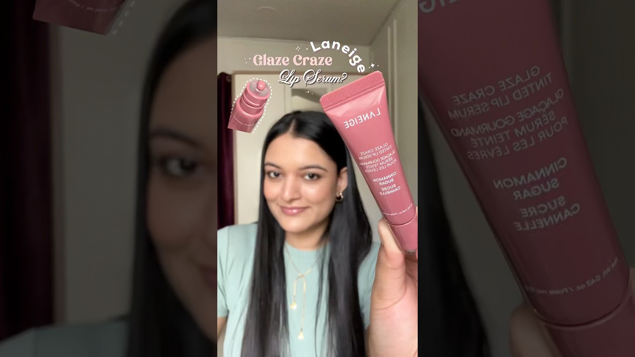 Laneige Glaze Craze Tinted Lip Serum💕 #lipserum #lipbalm #laneige #makeup #youtubeshorts #shorts