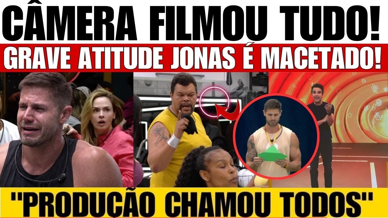 BBB 26: POR ESSA NEM JONAS ESPERAVA! COMPROMETEU TUDO FOI DESCOBERTO. VAZA MENTIRA E PRODU&Ccedil;&Atilde;O Q...!