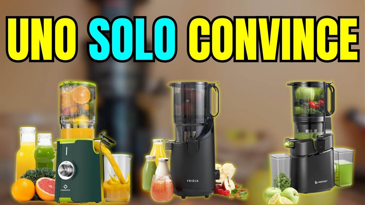 Come Scegliere un Estrattore di Succo: 5 Modelli Spiegati Senza Fuffa