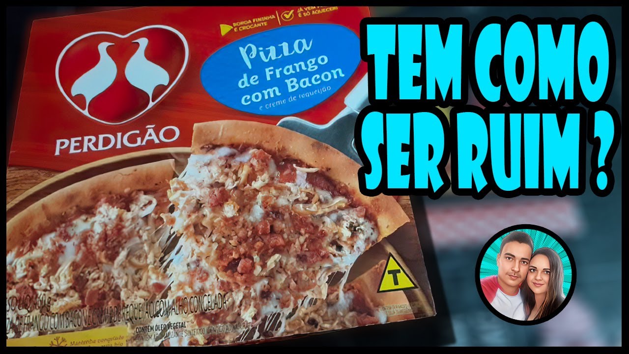 Pizza Perdigão Frango com Bacon e Alho