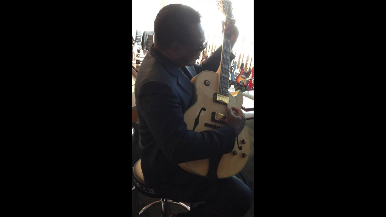 George Benson at Fender office 12-19-12