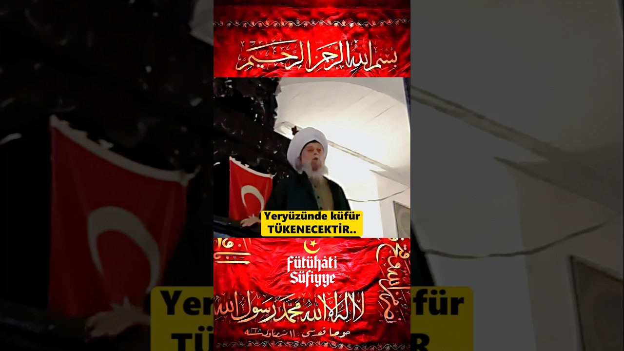 Yery&uuml;z&uuml;nde k&uuml;fr T&Uuml;KENECEKTİR #maneviyat #tasavvuf #şeyhnazımkıbrısi