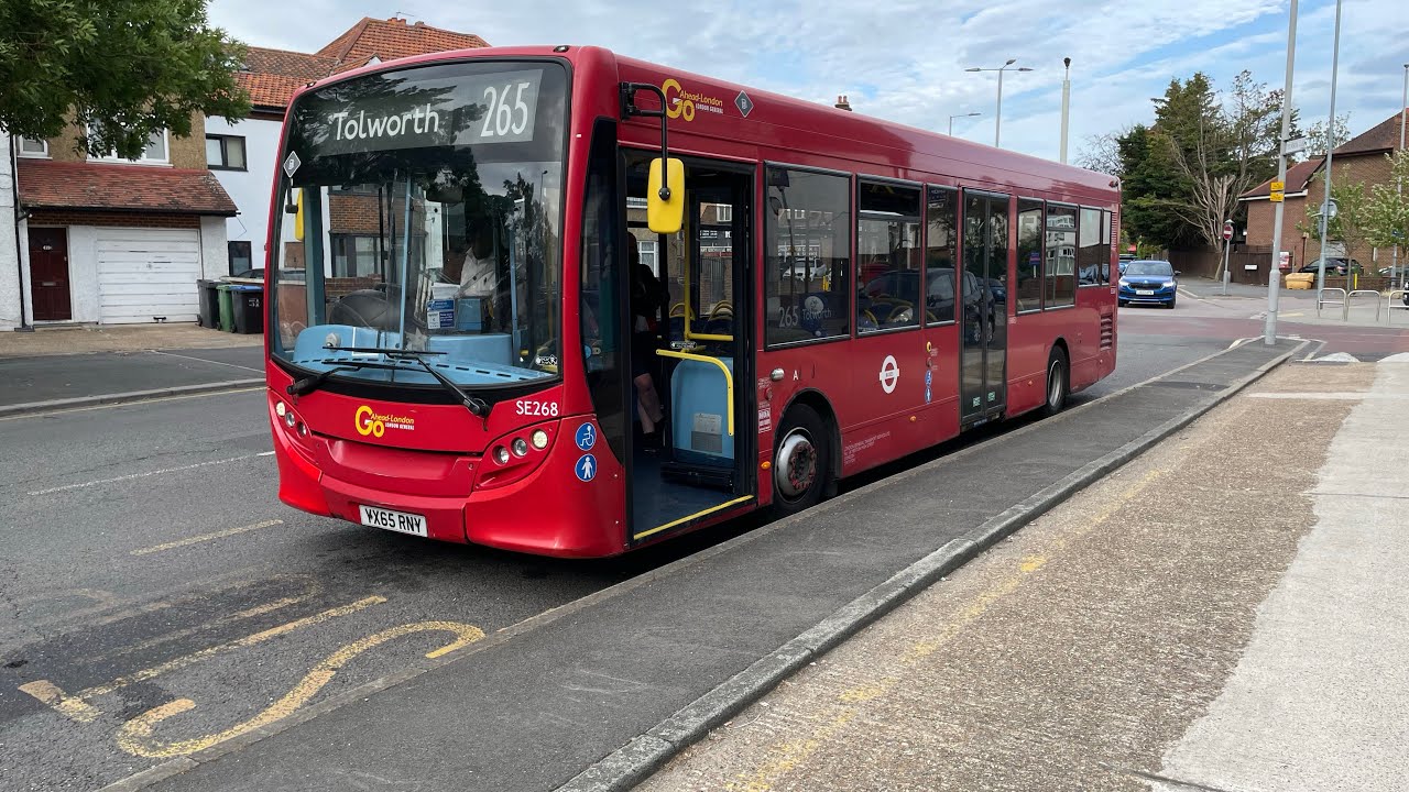 FULL ROUTE VISUAL | Route 265: Putney Bridge - Tolworth | SE268 (YX65 RNY)