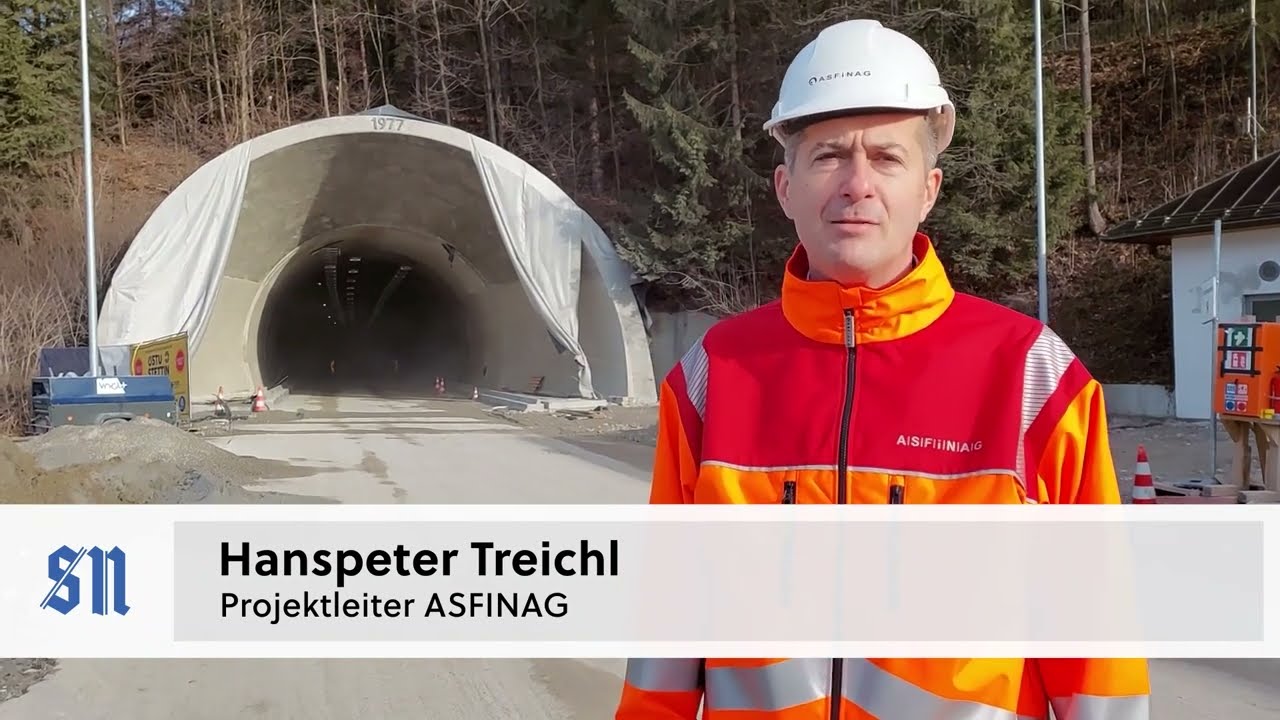 Tunnelbaustelle auf der A10-Tauernautobahn: Ende Juni rollt hier wieder Verkehr