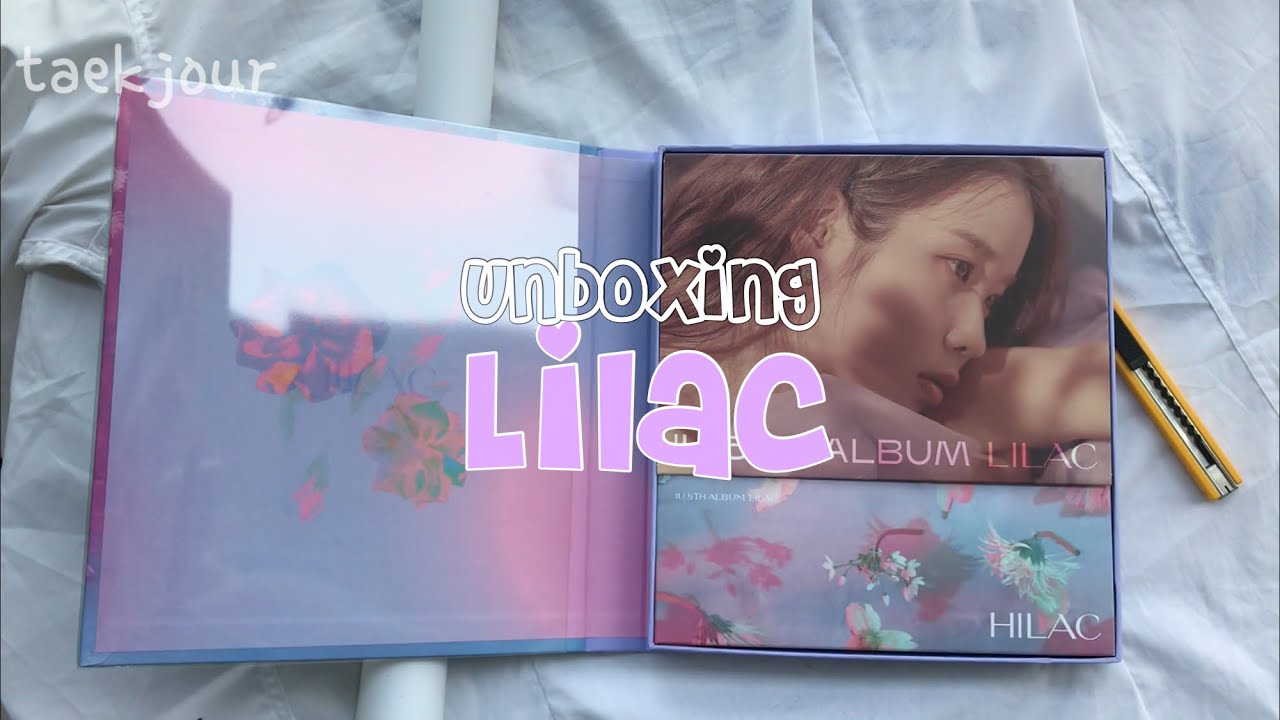 2/4/2021 vlog + iu lilac album unboxing !! (tw: razor blade)