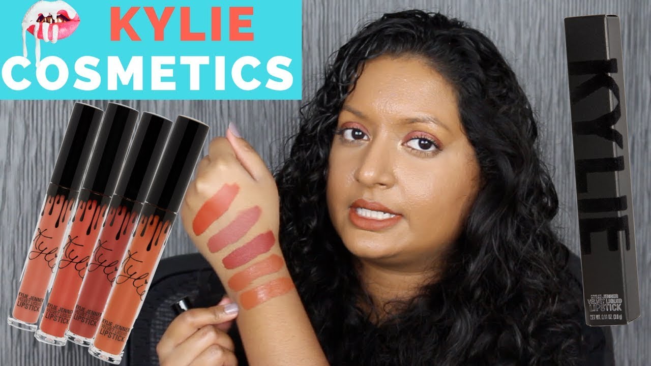 Kylie Cosmetics Heat, Shook, Mood & Vibe Velvet Lipsticks