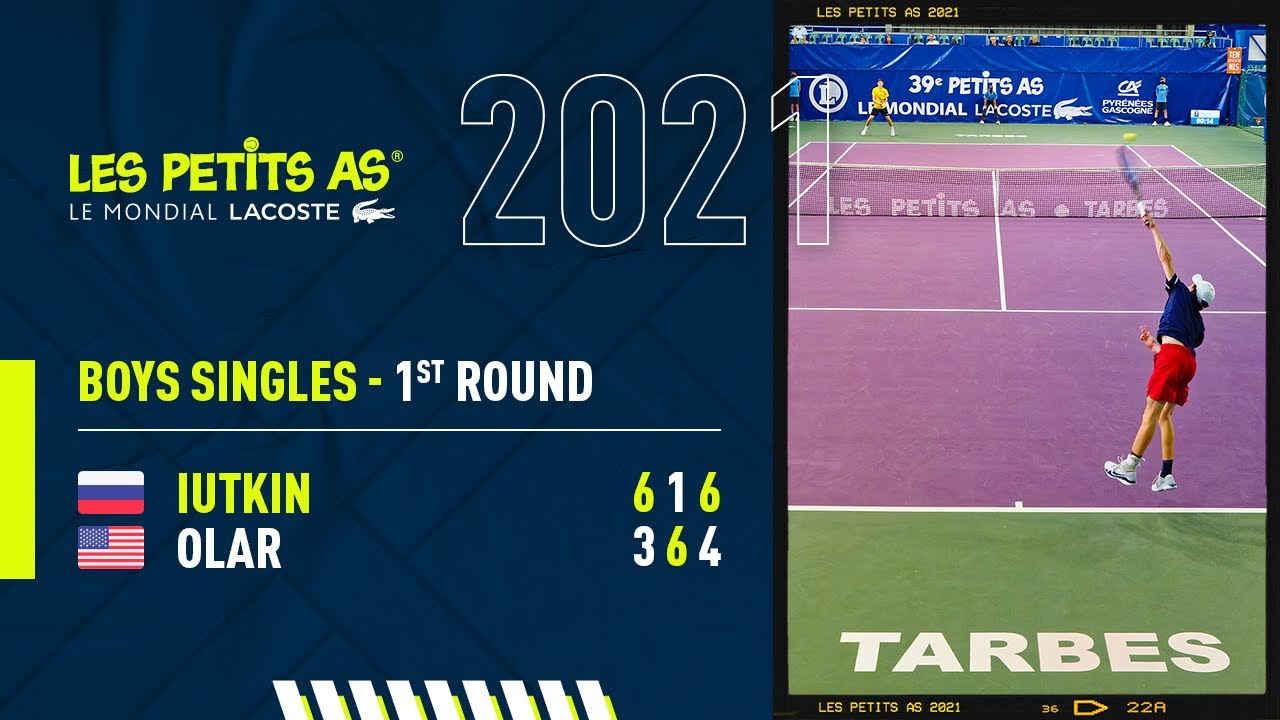 Les Petits As 2021 | Boys 1st Round | Ivan Iutkin vs. Jacob Olar