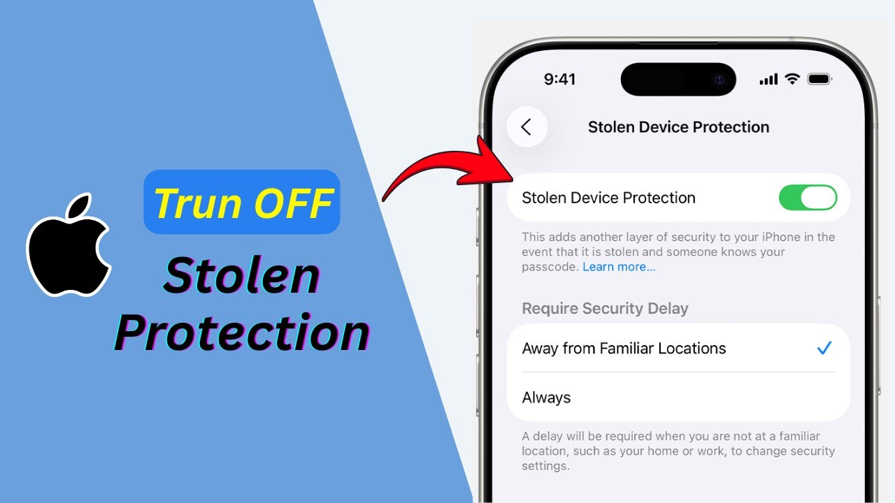 How to Turn Off Stolen Device Protection on iPhone (Disable Feature) | 2026