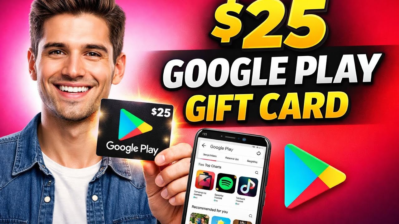 $25 Google Play Gift Card (2026) | How to Get & Redeem Safely &ndash; Step-by-Step Guide