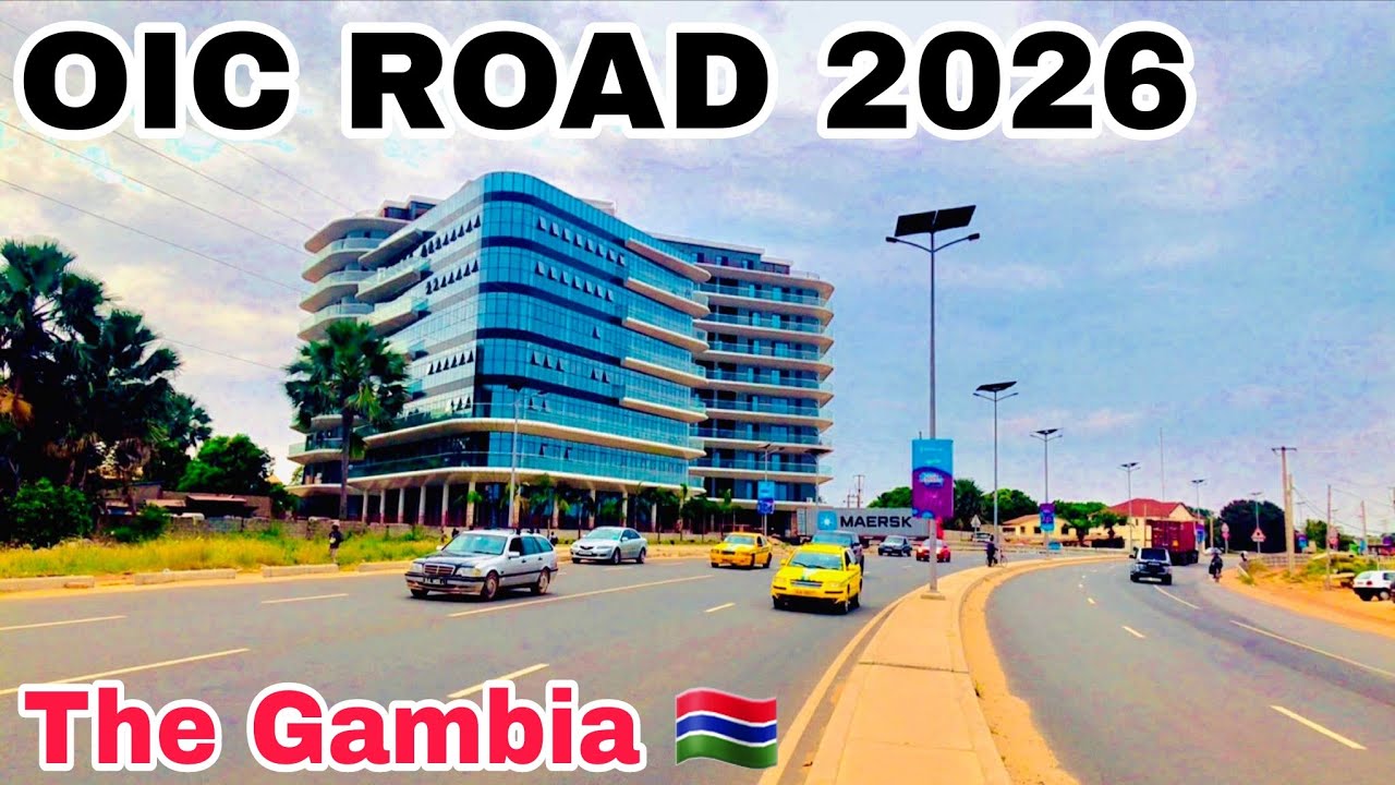 Full Tour of  OIC Road Latest Updates 2026 | New Flyover Work in Gambia Africa 