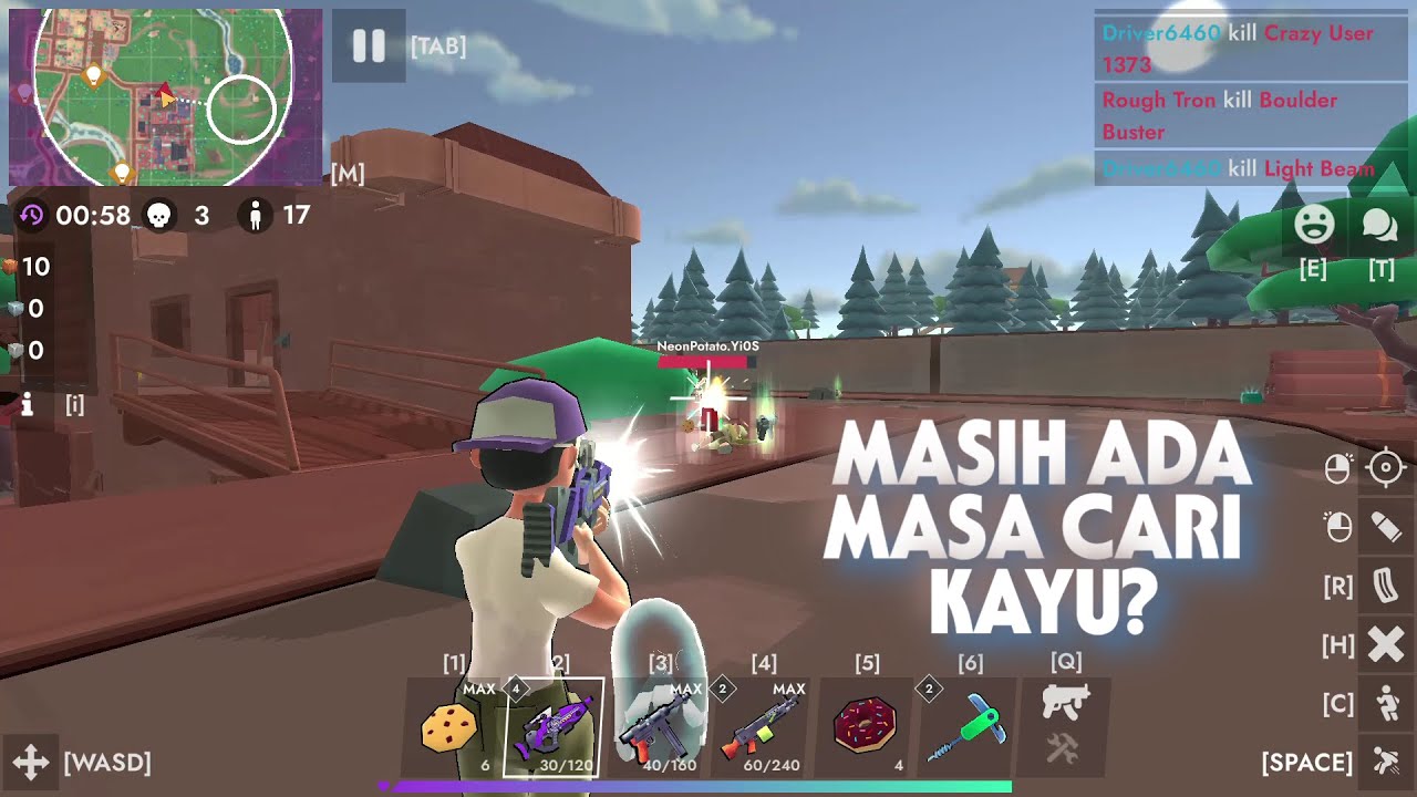JOM CUBA LAGI 😊| Fortzone Battle Royale gameplay part 4