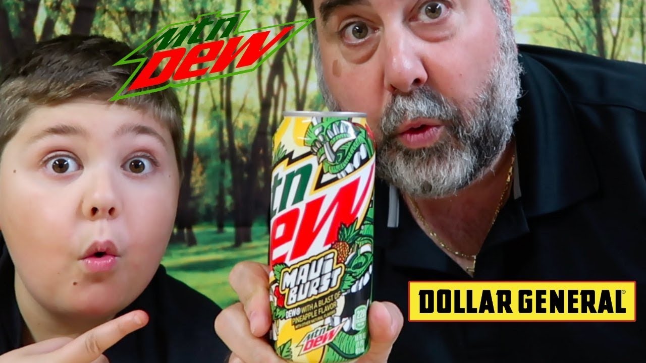 NEW Mountain Dew Maui Burst Flavor! Dollar General Exclusive!