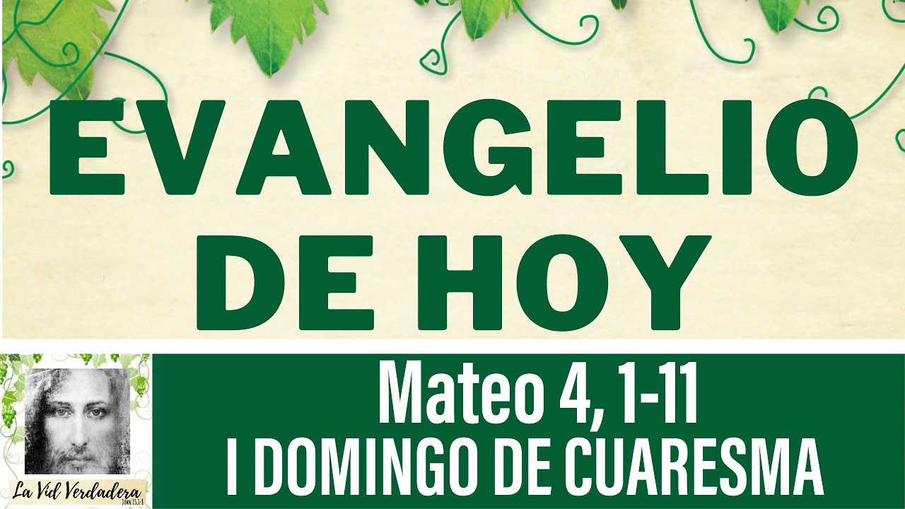 Mateo 4, 1-11 | I DOMINGO DE CUARESMA, 22 DE FEBRERO, 2026 | @lavidverdadera820 