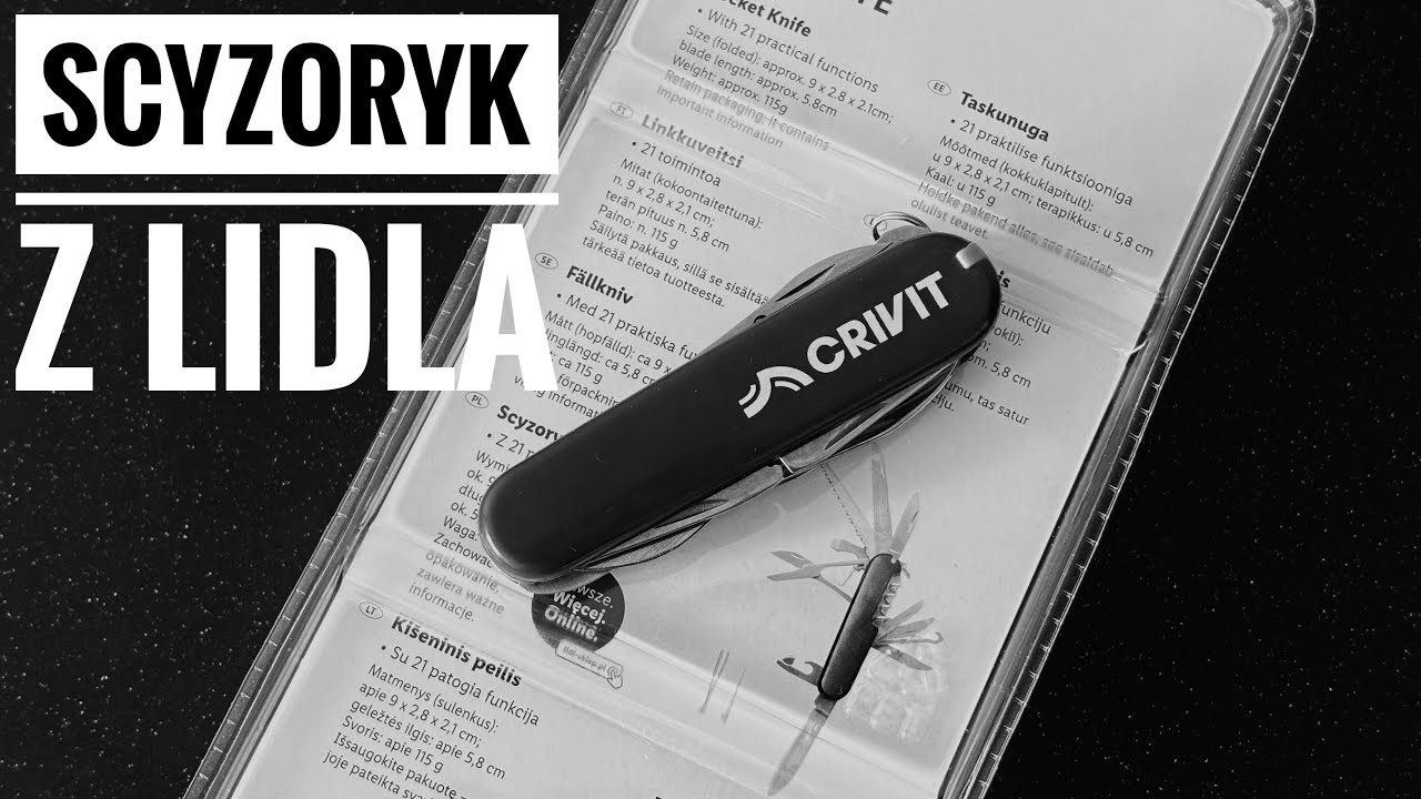 Odpakowanie scyzoryka z Lidla