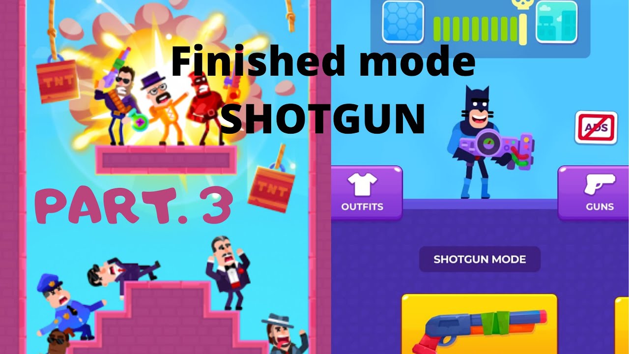 HITMASTERS - GAMEPLAY WALKTHROUGH (LEVELS 41 - 60) FINISHED MODE  SHOTGUN