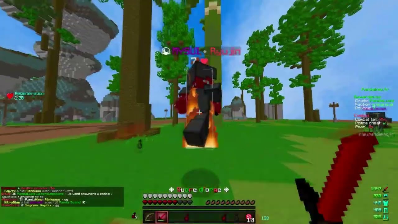 Qui va m'arrêter sur PandakMC ? (w/ Mz1 & Clicksound)