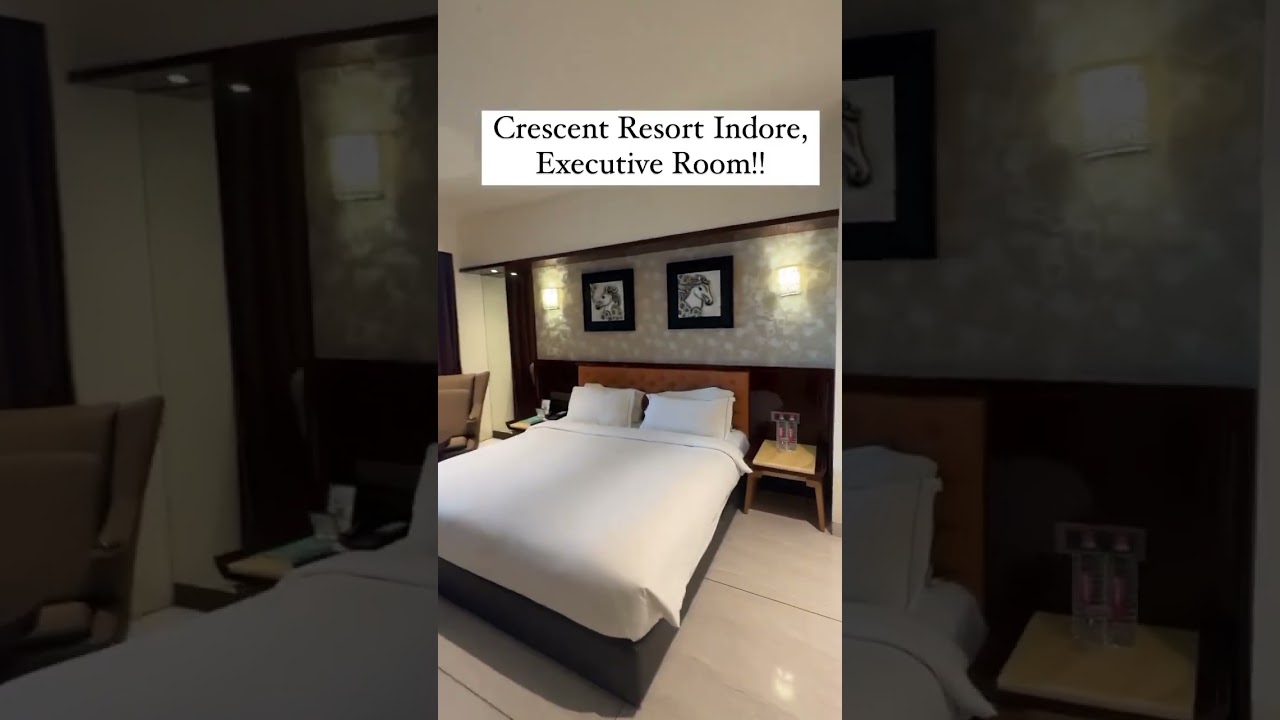 Crescent spa & resort, Indore Executive room tour - book it under INR 7000 #indore #resort