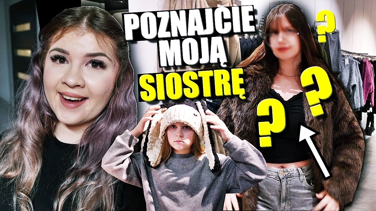 POZNAJCIE MOJĄ SIOSTRĘ! 💜 KLAUDIA POKAZAŁA TWARZ 😱