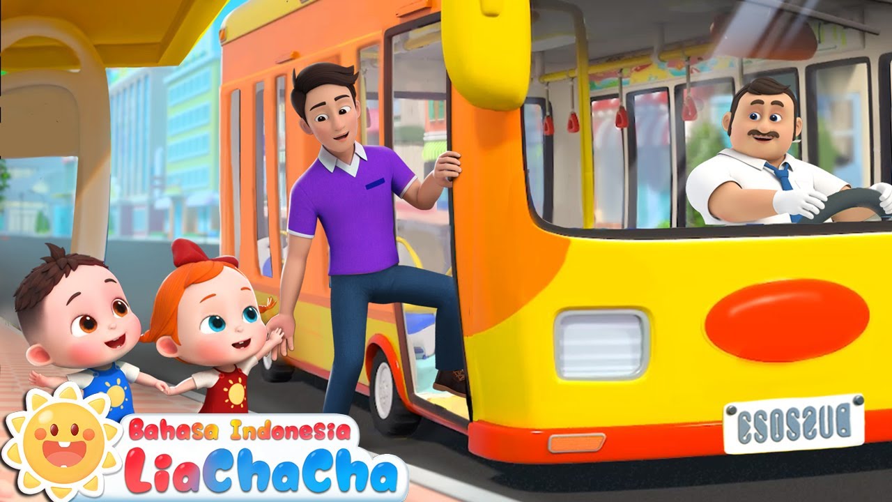 Bayi Naik Bus | Lagu Anak-anak Bus 🚌 | Roda di Bis | Lagu Lucu | LiaChaCha Bahasa Indonesia
