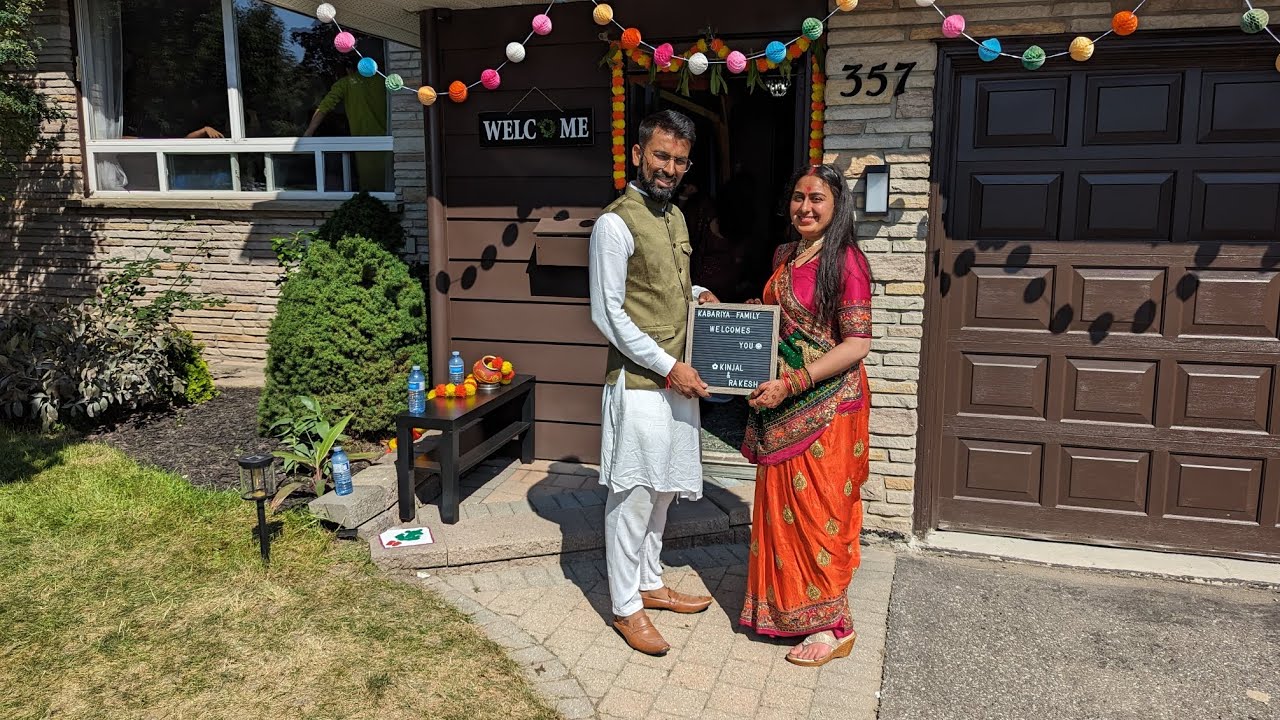 Gujarati Family Housewarming Vastu Pooja in Oshawa Toronto Ontario Canada