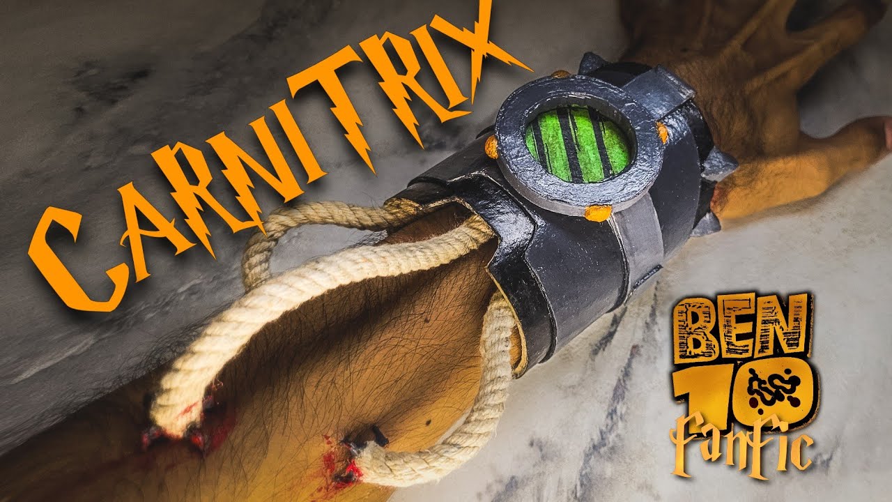 How to make CARNITRIX | Ben 10 Horror fanfic | #carnitrix #ben10 #papercraft