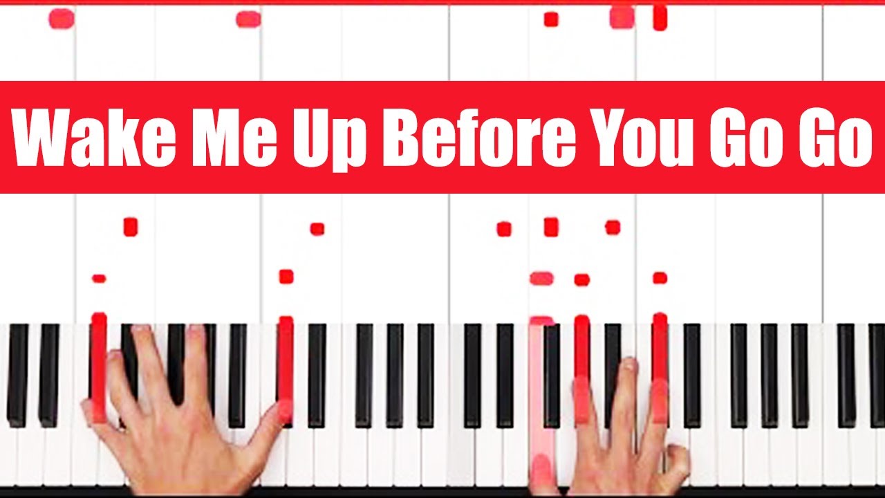 Wake Me Up Wham Piano Tutorial Easy chords