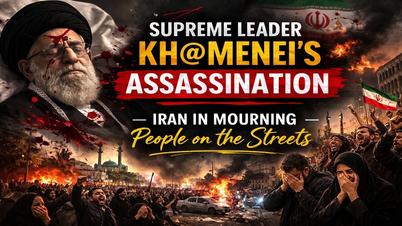 🔴LIVE  Red Flags & Red Lights at Imam Reza & Imam Hussain Shrines After Khamenei’s Death Emotional
