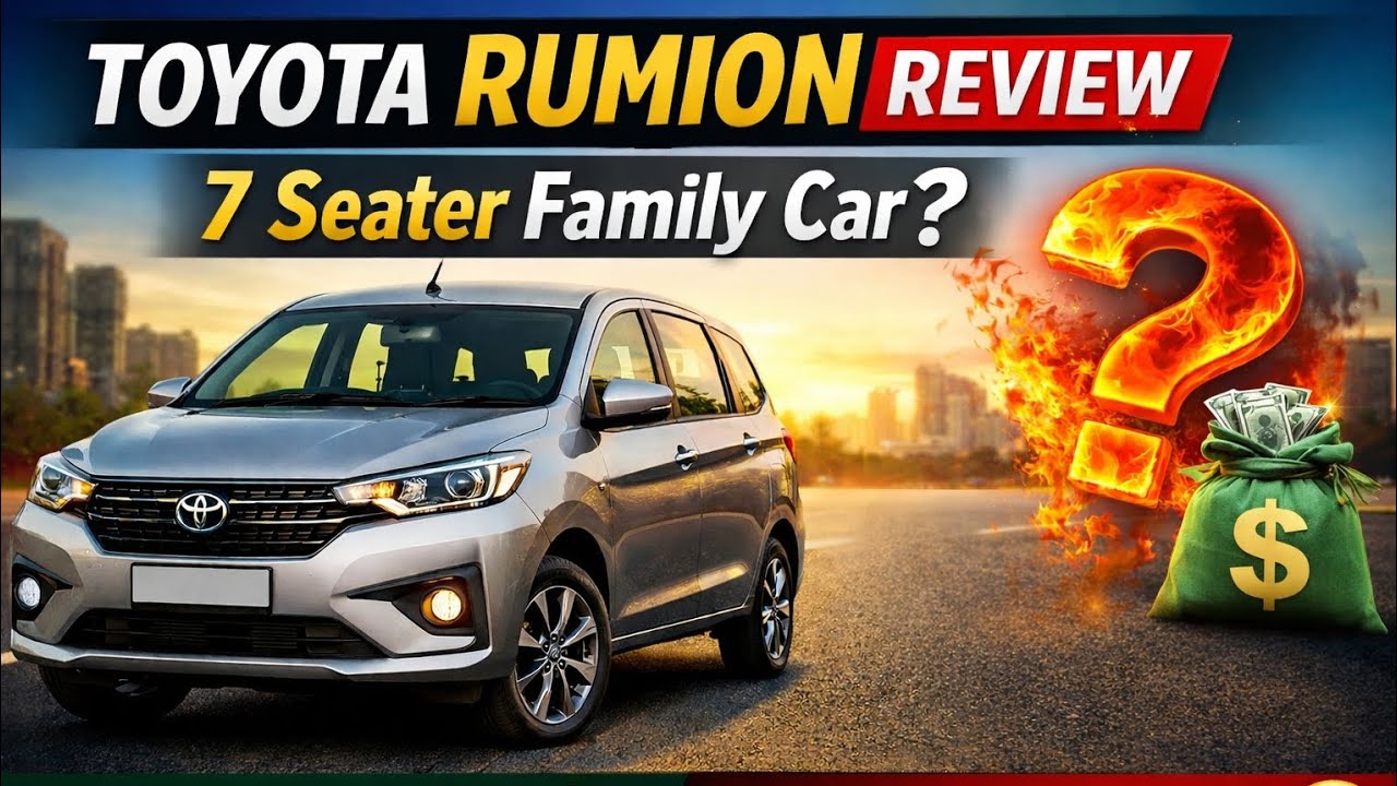 🔥 Toyota Rumion Review | 7 Seater Family Car Worth Buying ?