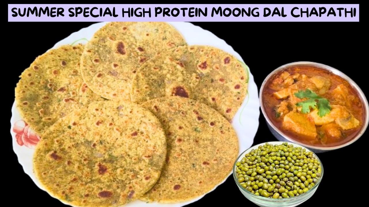Healthy And Tasty High Protein Moon Dal Chapthi | Dal Chapthi Recipe In Tamil | Spicy Chapthi