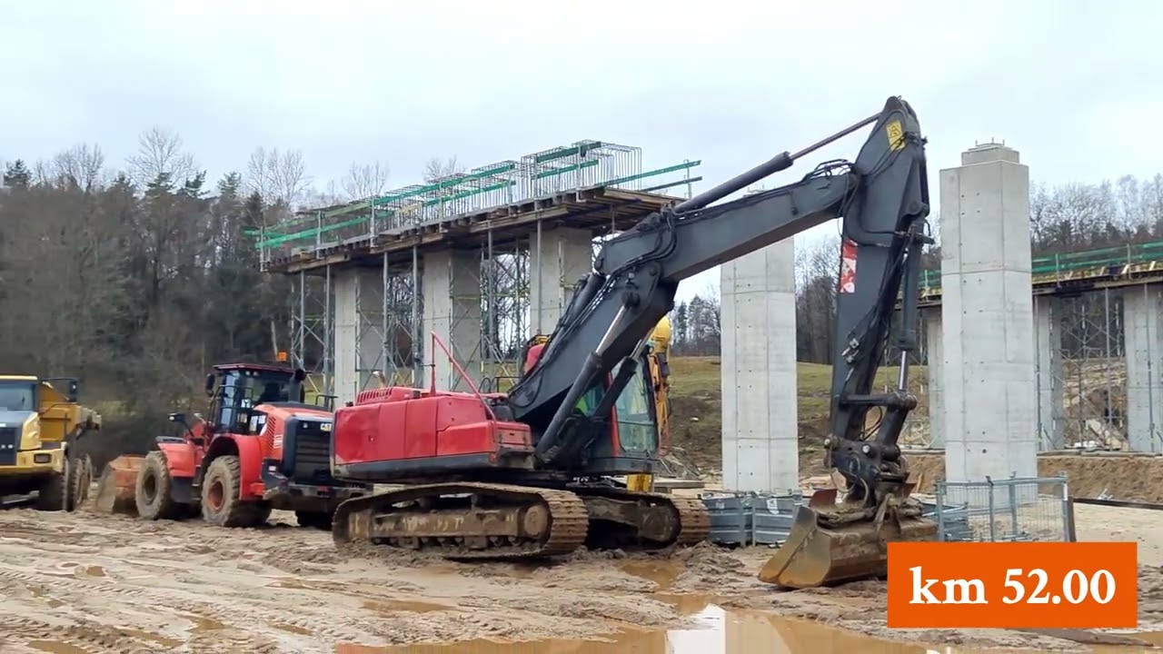 Film III grudzień 2024. Postęp prac na budowie drogi S11 Bobolice – Szczecinek.