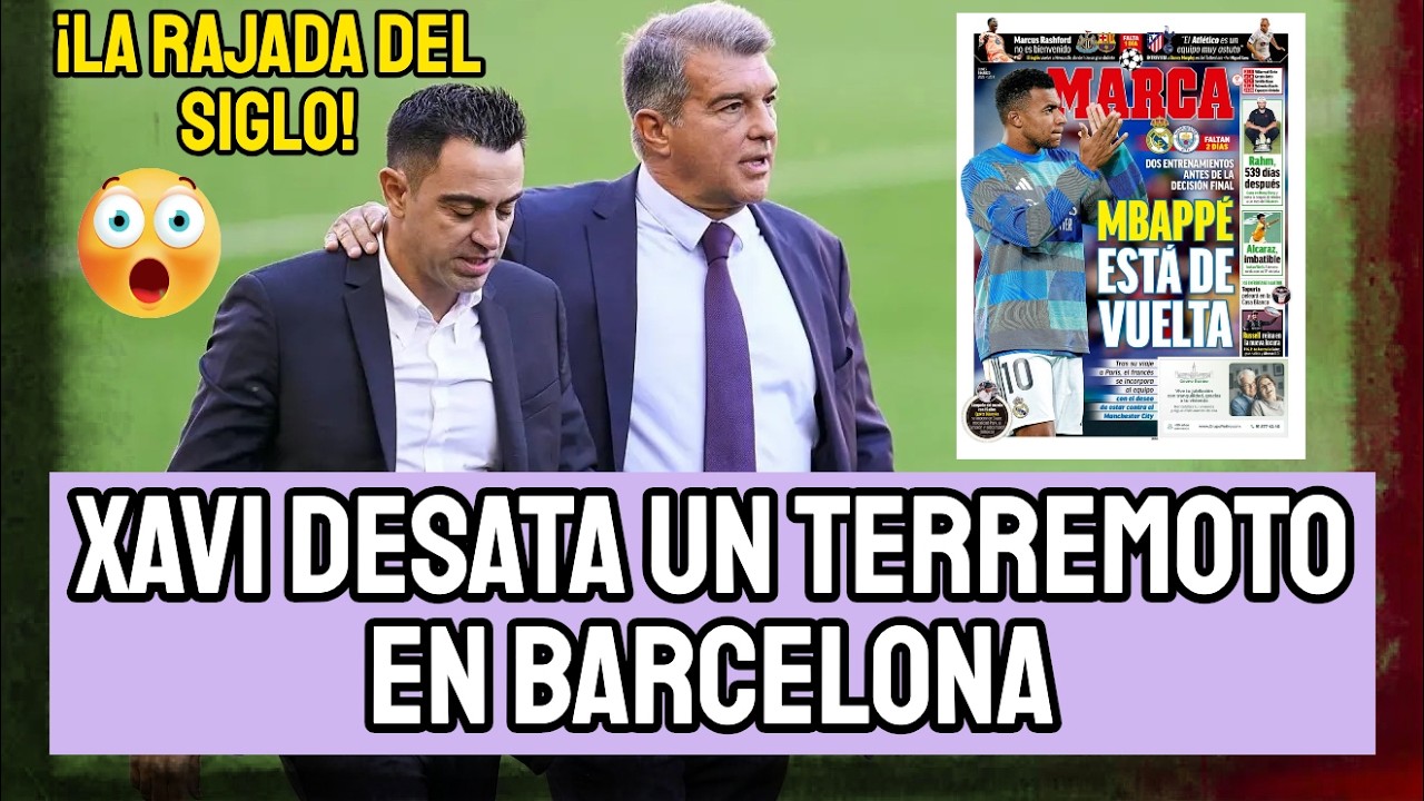 XAVI DESTROZA A LAPORTA Y PONE PATAS ARRIBA EL BARCELONA: 