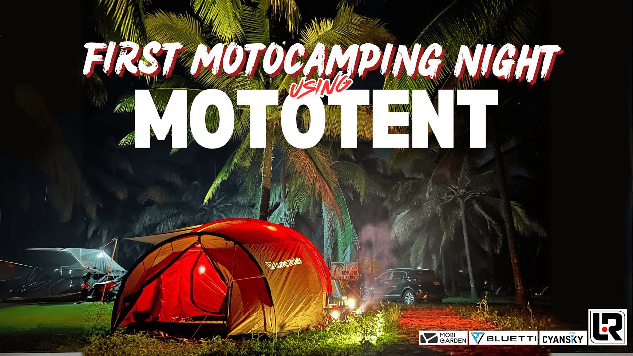 MOTOCAMPING AT FIKA HAVEN FARM | NEW CAMPING GEARS AND TENT | BLUETTI AC2A | MOBI GARDEN | CYANSKY
