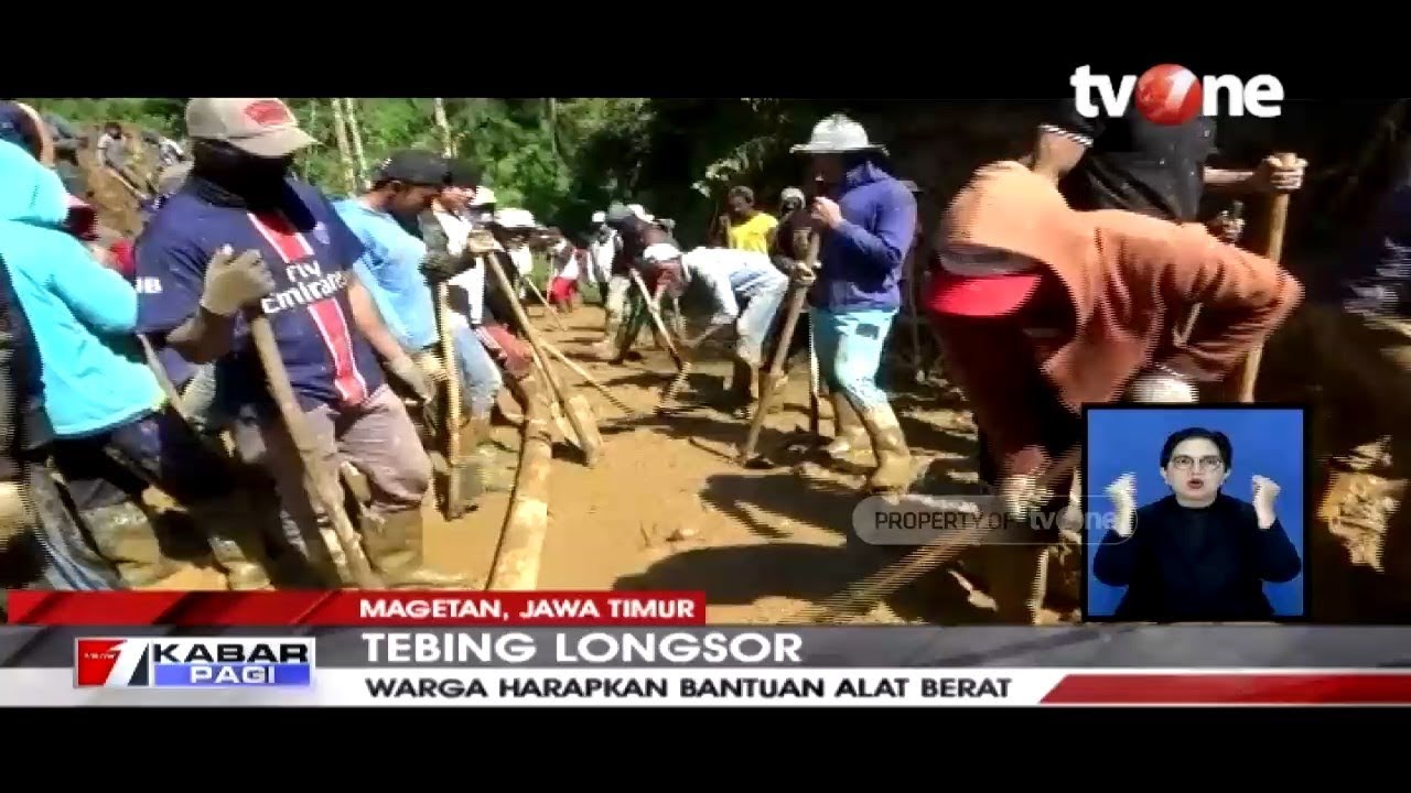 Tebing Gunung Lawu Setinggi 100 Meter Longsor, Warga Panik & Harapkan Bantuan Pemerintah
