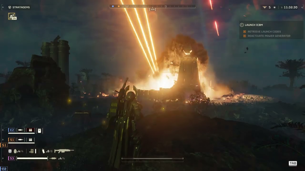 Helldivers 2 - Triple Orbital Laser