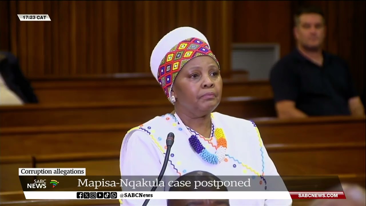 Nosiviwe Mapisa-Nqakula case postponed