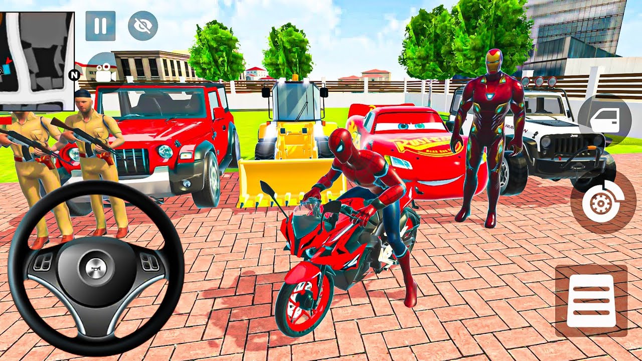 Modified Police Car 🚨 Gangster Life in Indian Streets | Open WorldGame game for android ❤️