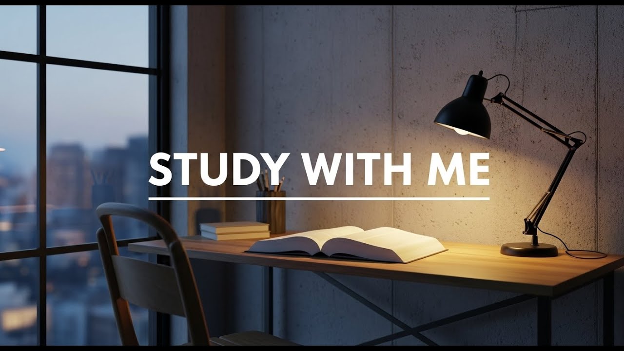 1-Hour Study With Me | Focus Music for Studying | Calm Piano