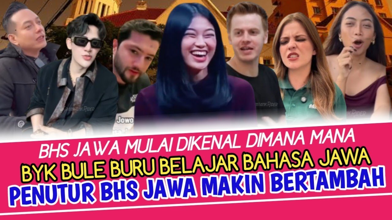 ANJIR ! BULE BLAK BLAKAN SEBUT DUNIA RUGI KALAU BAHASA JAWA SAMPAI PUNAH KARENA BYK DIPELAJARI ASING