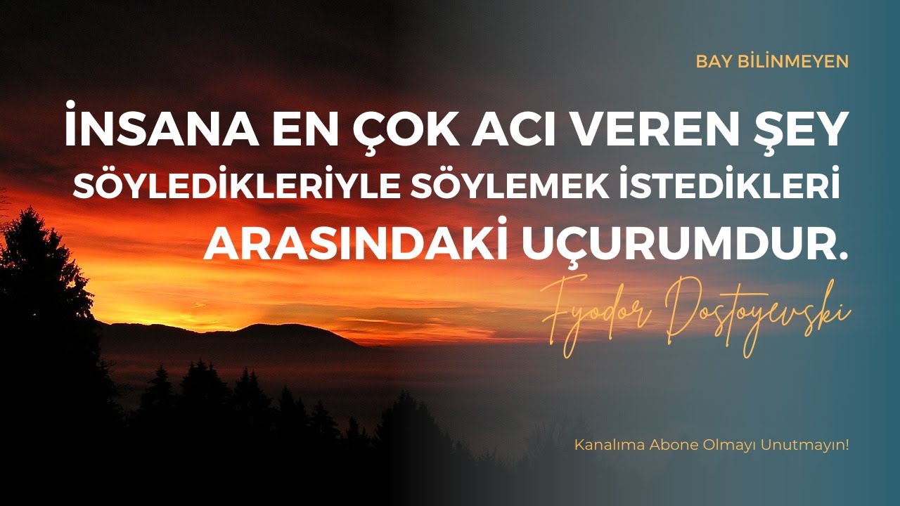 FYODOR MİHAYLOVİÇ DOSTOYEVSKİ - ТО, ЧТО ДЕЛАЕТ НАИБОЛЕЕ БОЛЬНО