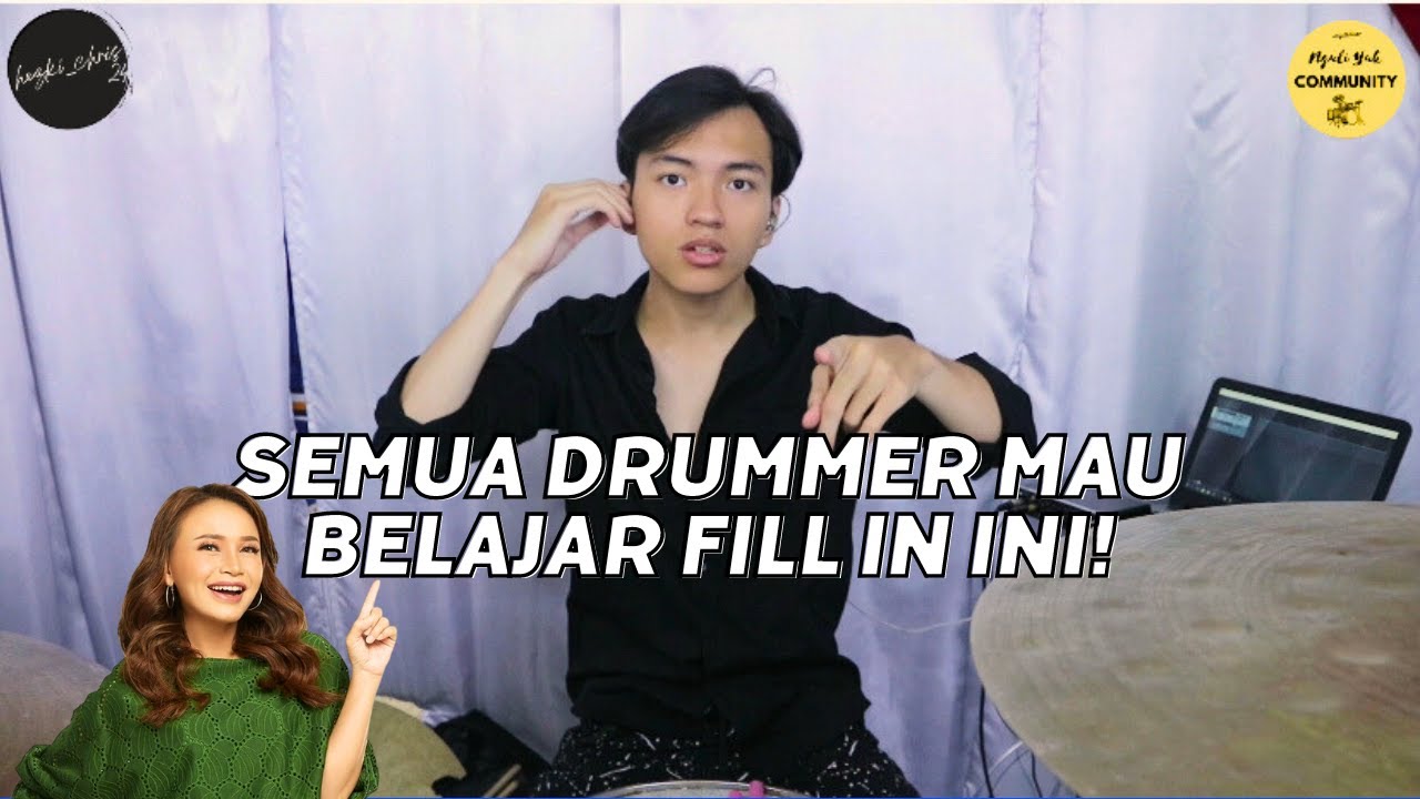 SINI GUE AJARIN MAIN DRUM LAGU TERLALU CINTA ROSSA